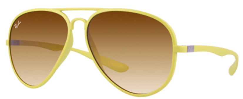 yellow aviator sunglasses ray ban